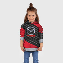 Толстовка-худи детская MAZDA, цвет: 3D-меланж — фото 2