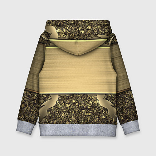 Детская толстовка MERCEDES GOLD / 3D-Меланж – фото 2