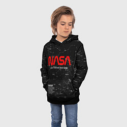 Толстовка-худи детская NASA, цвет: 3D-черный — фото 2