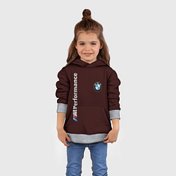 Толстовка-худи детская BMW CARBON, цвет: 3D-меланж — фото 2