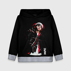 Толстовка-худи детская BTS, цвет: 3D-меланж