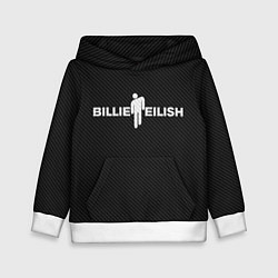 Толстовка-худи детская BILLIE EILISH CARBON, цвет: 3D-белый