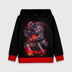 Толстовка-худи детская BERSERK, цвет: 3D-красный