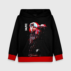 Толстовка-худи детская BTS, цвет: 3D-красный