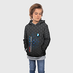 Толстовка-худи детская BMW, цвет: 3D-меланж — фото 2
