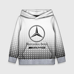 Толстовка-худи детская Mercedes-Benz, цвет: 3D-меланж