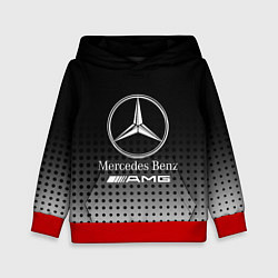 Толстовка-худи детская Mercedes-Benz, цвет: 3D-красный