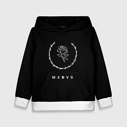 Толстовка-худи детская MXDVS, цвет: 3D-белый