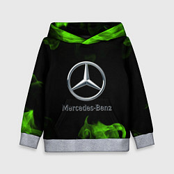 Толстовка-худи детская Mercedes, цвет: 3D-меланж
