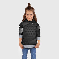 Толстовка-худи детская Assassins Creed, цвет: 3D-меланж — фото 2