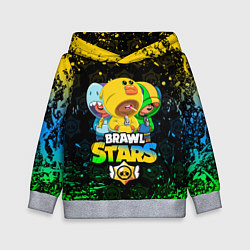 Толстовка-худи детская BRAWL STARS LEON SKINS, цвет: 3D-меланж