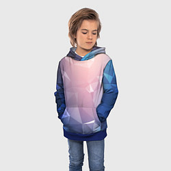 Толстовка-худи детская ЭЛЕМЕНТЫ СВЕТА, цвет: 3D-синий — фото 2