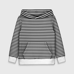 Детская толстовка В ЧЕРНО-БЕЛУЮ ПОЛОСКУ
