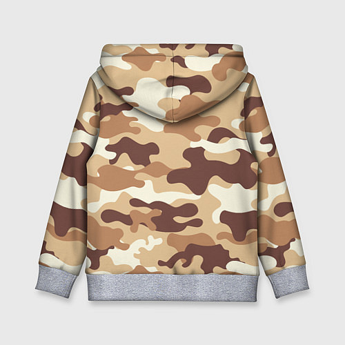 Детская толстовка МИЛИТАРИ / 3D-Меланж – фото 2