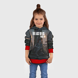 Толстовка-худи детская The Last of Us part 2, цвет: 3D-красный — фото 2