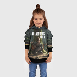Толстовка-худи детская Ellie daynight, цвет: 3D-черный — фото 2