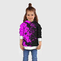 Толстовка-худи детская Чёрная магия, цвет: 3D-белый — фото 2