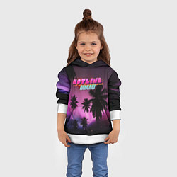 Толстовка-худи детская HOTLINE MIAMI, цвет: 3D-белый — фото 2