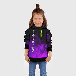 Толстовка-худи детская MONSTER ENERGY, цвет: 3D-черный — фото 2