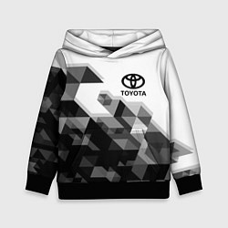 Толстовка-худи детская TOYOTA, цвет: 3D-черный