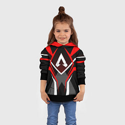 Толстовка-худи детская APEX, цвет: 3D-черный — фото 2