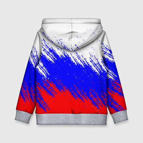 Детская толстовка Россия / 3D-Меланж – фото 2