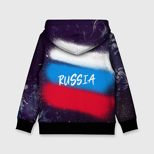 Детская толстовка Russia Bear / 3D-Черный – фото 2
