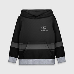 Толстовка-худи детская LEXUS, цвет: 3D-меланж