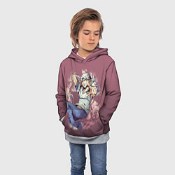 Толстовка-худи детская JoJo, цвет: 3D-меланж — фото 2