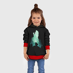 Толстовка-худи детская THE LAST OF US, цвет: 3D-красный — фото 2