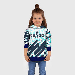 Толстовка-худи детская CS GO КС ГО, цвет: 3D-синий — фото 2