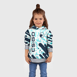 Толстовка-худи детская CS GO КС ГО, цвет: 3D-меланж — фото 2