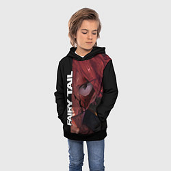 Толстовка-худи детская FAIRY TAIL ХВОСТ ФЕИ, цвет: 3D-черный — фото 2