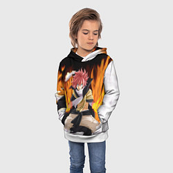Толстовка-худи детская FAIRY TAIL ХВОСТ ФЕИ, цвет: 3D-белый — фото 2