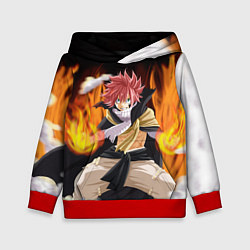 Толстовка-худи детская FAIRY TAIL ХВОСТ ФЕИ, цвет: 3D-красный