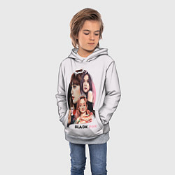 Толстовка-худи детская Blackpink, цвет: 3D-меланж — фото 2