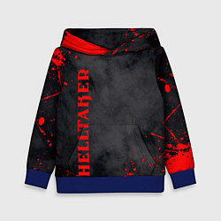Толстовка-худи детская Helltaker Logo Z, цвет: 3D-синий