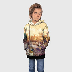 Толстовка-худи детская GTA San Andreas, цвет: 3D-черный — фото 2