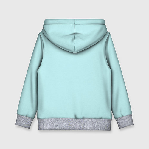 Детская толстовка Белый котенок с клубком милый / 3D-Меланж – фото 2