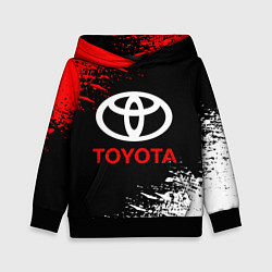 Толстовка-худи детская TOYOTA, цвет: 3D-черный