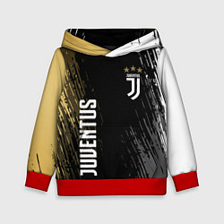 Толстовка-худи детская JUVENTUS, цвет: 3D-красный