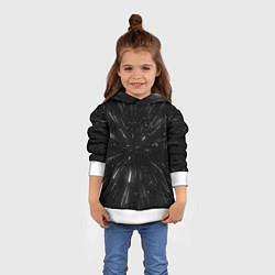 Толстовка-худи детская 3D, Космос, цвет: 3D-белый — фото 2