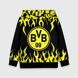 Толстовка-худи детская BORUSSIA, цвет: 3D-черный