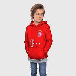 Толстовка-худи детская BAYERN MUNCHEN, цвет: 3D-меланж — фото 2