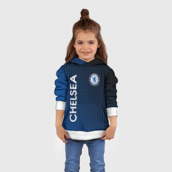 Толстовка-худи детская CHELSEA, цвет: 3D-белый — фото 2