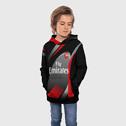 Толстовка-худи детская ARSENAL UNIFORM, цвет: 3D-черный — фото 2