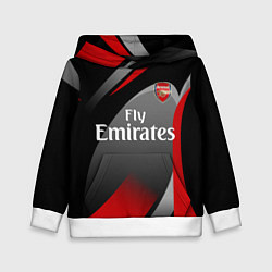 Толстовка-худи детская ARSENAL UNIFORM, цвет: 3D-белый