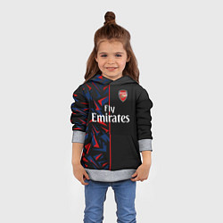 Толстовка-худи детская ARSENAL UNIFORM 2020, цвет: 3D-меланж — фото 2