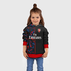 Толстовка-худи детская ARSENAL UNIFORM 2020, цвет: 3D-красный — фото 2