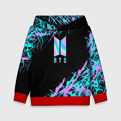 Толстовка-худи детская BTS, цвет: 3D-красный